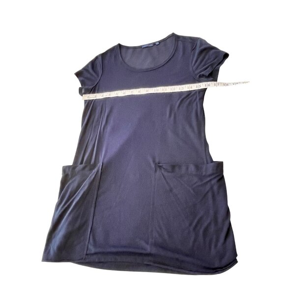 Martin + Osa Womens Black Short Sleeve Tunic Top W/ Pockets Size M 87m - Picture 4 of 11